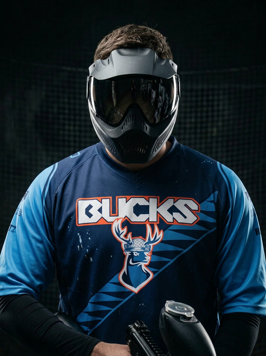 Player Four paintball player